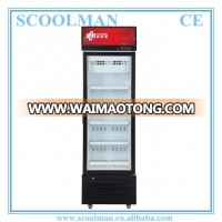 Supermarket Frozen Display 1 Door Upright Freezer