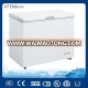 Top open door chest freezer,deep freezer with lock&key,interior lamp,inner glass door(100L-420L)