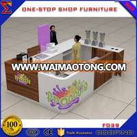 5x3m USA Australia European juice kiosk bubble tea kiosk smoothie kiosk for mall