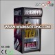 Table top beverage cooler display refrigerator showcase