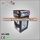 Counter top table top mini freezer chiller with light box