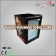 Double layer glass door cooling display showcase