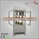 countertop vertilated four glass door display refrigerator showcase