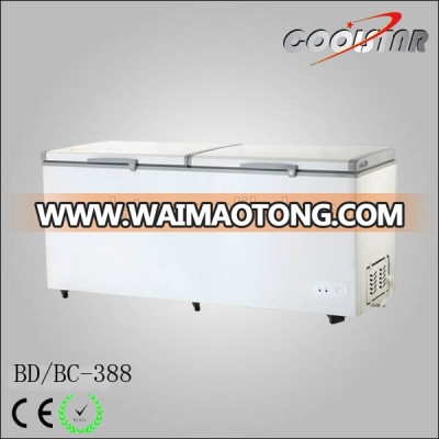 388L white cheap commercial freezer Ice Cream Chest Freezers