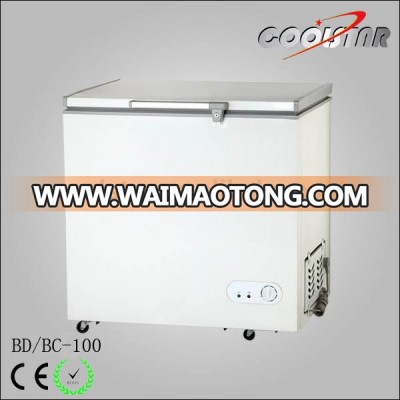 Mini top open mobile freezer