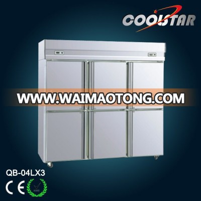 commercial 3 doors food kitchen upright refrigerator